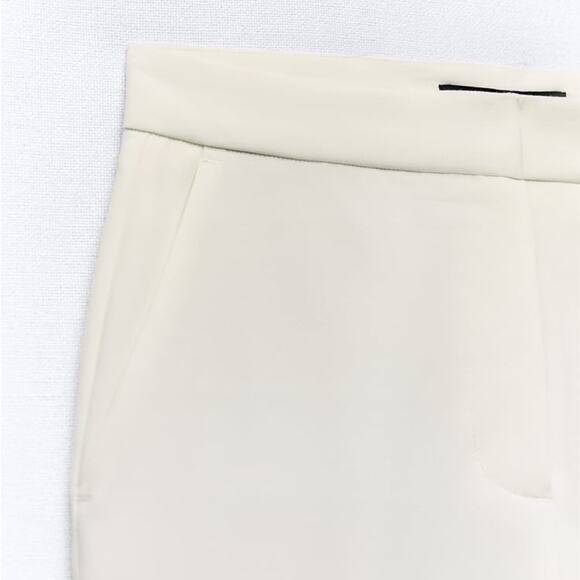 ZARA BLOGGER FAVORITE FULL-LENGTH FLARED PANTS - Picture 13 of 13